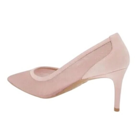 Stuart Weitzman Ballet Sparkly Mesh Pointed Toe Pumps Size 9 New - Picture 10 of 10